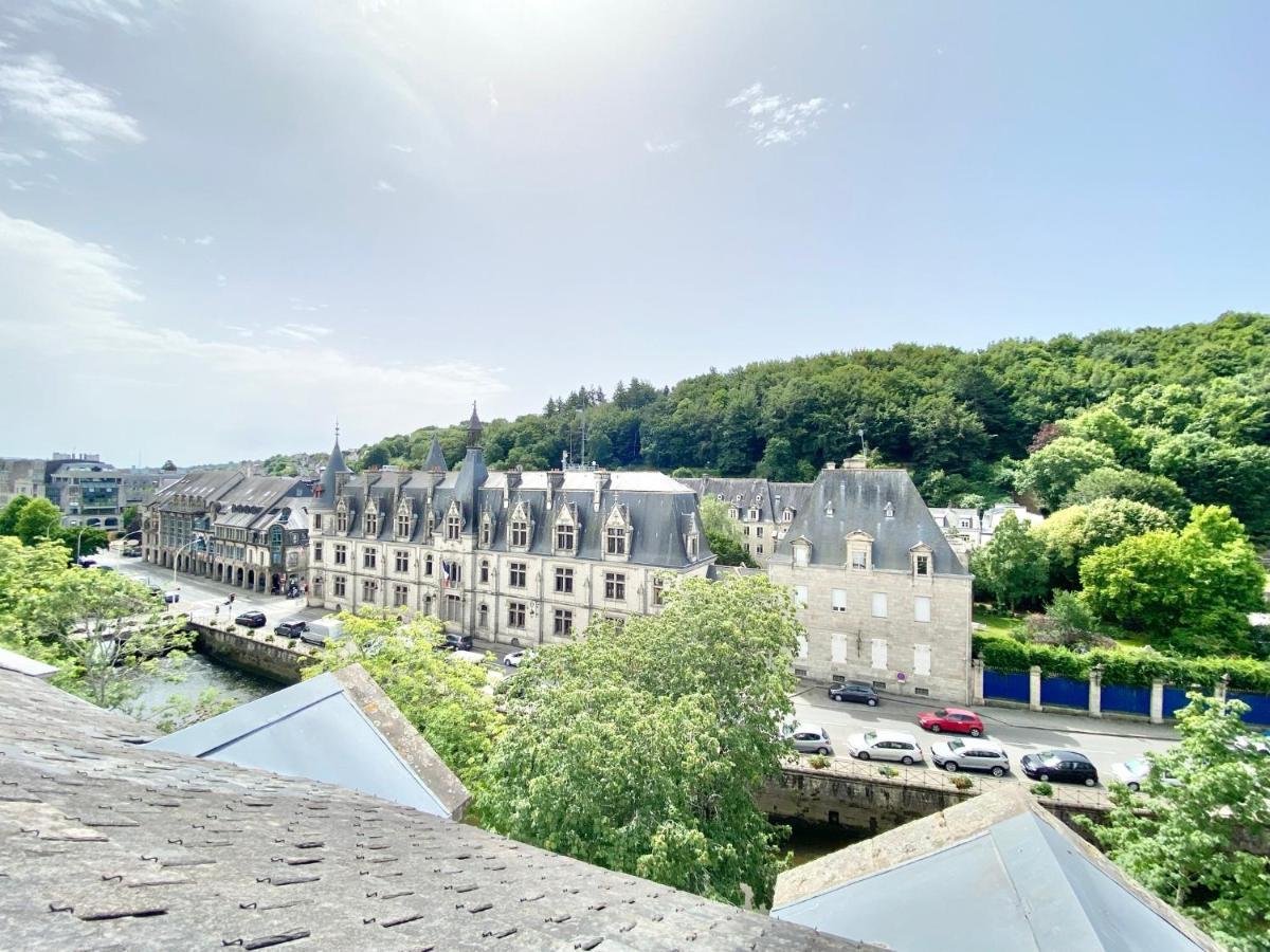 Le Nid Des Quais - Vue Panoramique Au Coeur De La Ville - Wifi - Entree Autonome Quimper Exterior foto